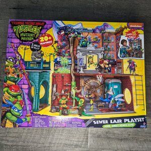 NEW TMNT Mutant Mayhem Sewer Lair Playset